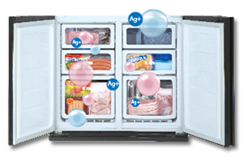 Tủ lạnh Sharp SJ-FX88VG Side By Side 4 cửa 600 lít