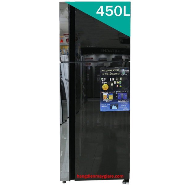 Tủ lạnh Hitachi R-FG560PGV8 (GBK) 450 lít Inverter