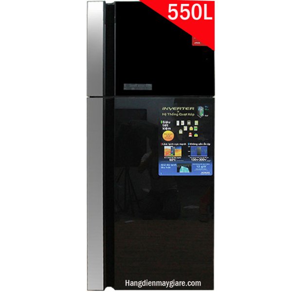 Tủ lạnh Hitachi 550 lít R-FG690PGV7X (GBK) Inverter