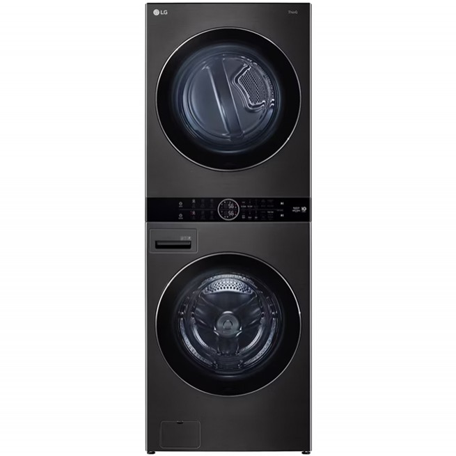 Tháp máy giặt sấy LG WashTower™ WT1410NHB giặt 14 Kg sấy 10 kg