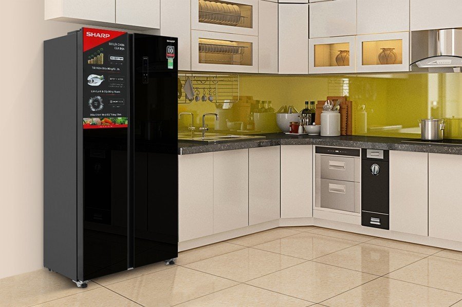 Tủ lạnh Sharp SJ-SBX440VG-BK 442 lít Inverter