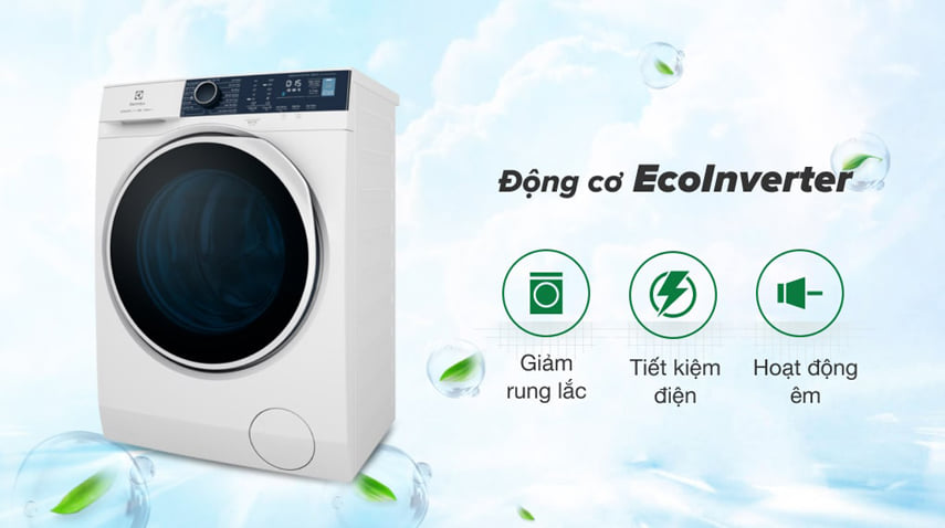 Máy giặt Electrolux Inverter 9 kg EWF9024P5WB, EWF9024P5SB