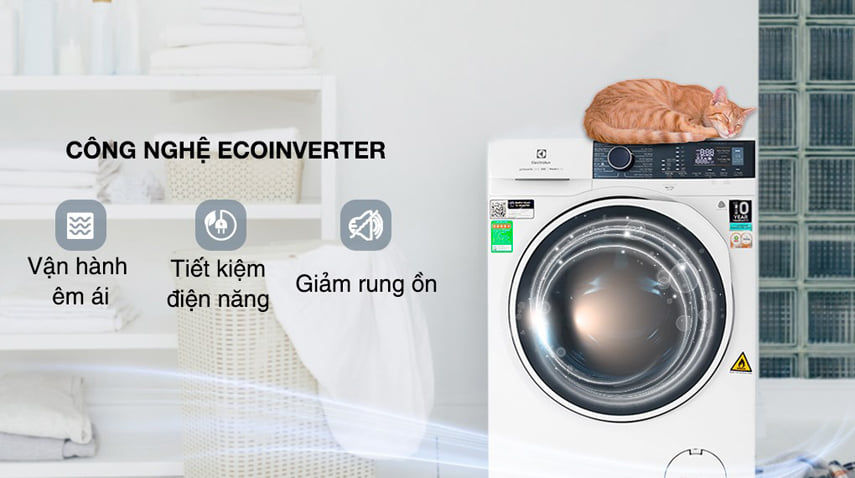Máy giặt sấy Electrolux EWW1024P5WB giặt 10 kg, sấy 7 kg